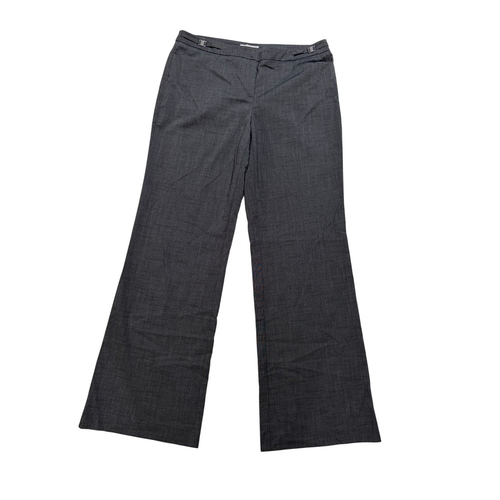 New York & Company Stretch Gray Dress Pants Size 8 Bootcut Career Slacks
